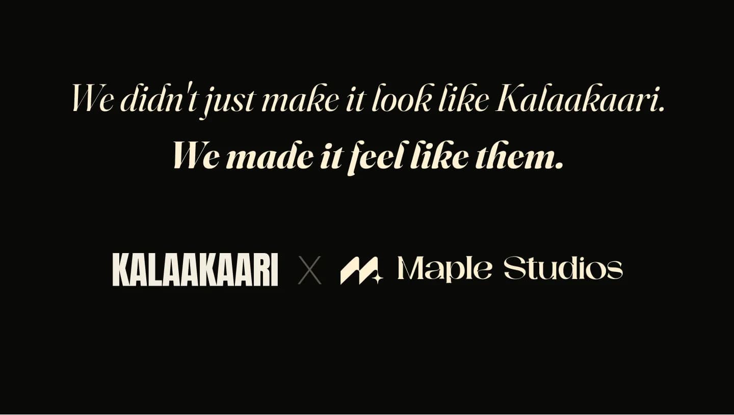 Kalaa Kaari — case study part 12